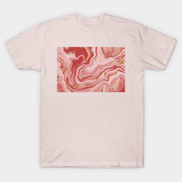 marble, marble pattern, marble decor, marble marble design, marble texture, beautiful pink pastel marble, perfect marble for home decor and trendy looking T-Shirt by Erekjo